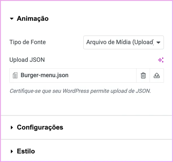 Lottie Animation - Motion Pro Addons. Plugin de Animação Avançada para Elementor.