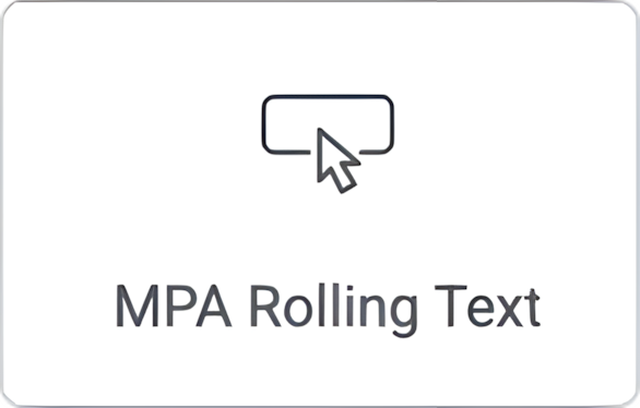 Rolling Text - Motion Pro Addons. Advanced animation plugin for Elementor.