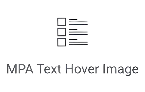 Text Hover Imagem - Motion Pro Addons. Advanced animation plugin for Elementor.