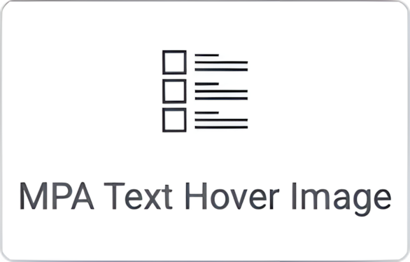 Text Hover Imagem - Motion Pro Addons. Advanced animation plugin for Elementor.