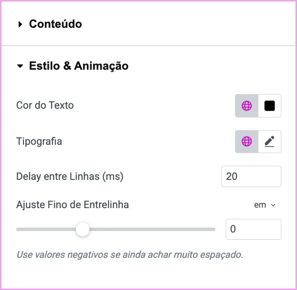 Paragraph Reveal - Motion Pro Addons. Plugin de Animação Avançada para Elementor.